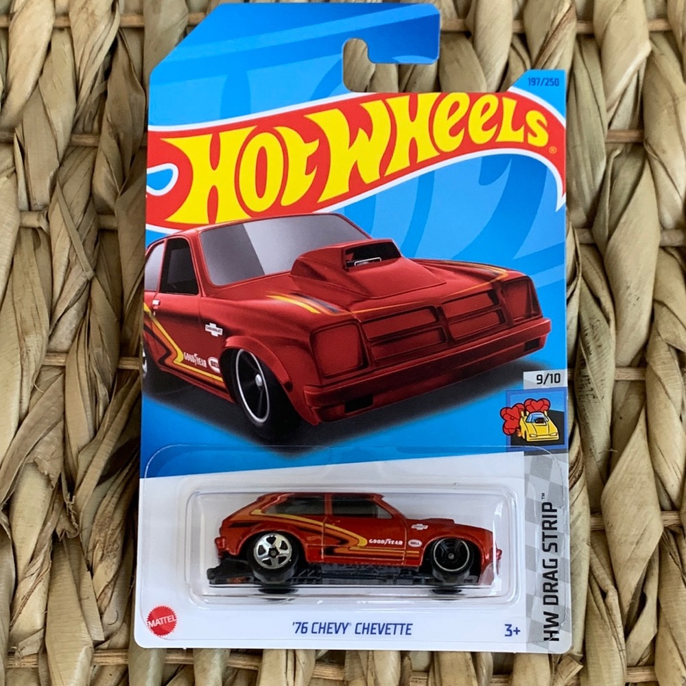Hot Wheels 1976 Red Chevy Chevette Car HW Drag Strip Hotwheels Chevrolet New
